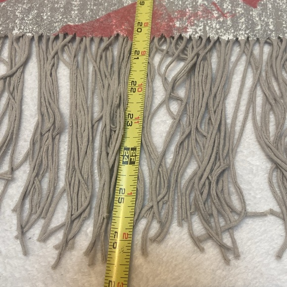 ROCK & REPUBLIC Size S Patriotic Fringe Flag Top - Picture 7 of 9